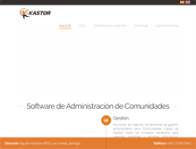 Tablet Screenshot of kastor.cl